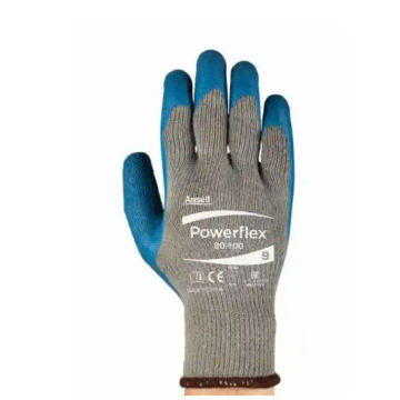Ansell Powerflwx Rubber Palm Coat K/Wrist Pack of 6 - M