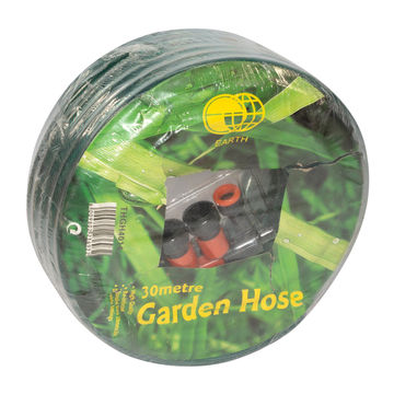 GARDEN HOSE 12MMX30M WITH FITTINGS 1 ROLL