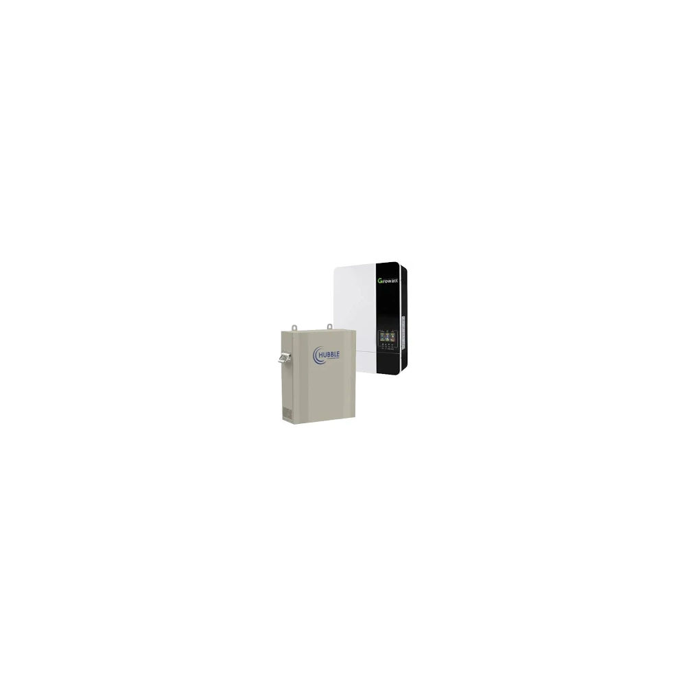 Growatt 5kw Hybrid inverter combo hubble 5.1kWh backup system