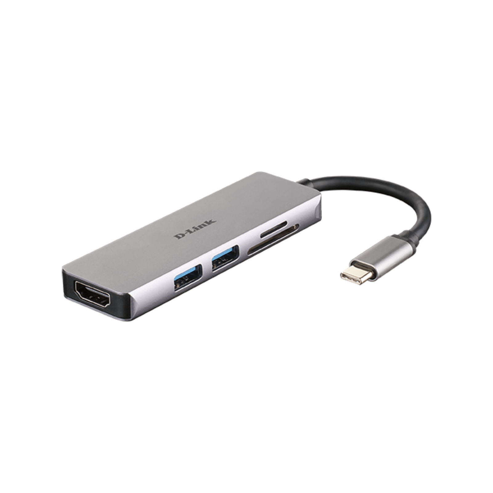 D-LINK 5 IN 1 USB C HUB WITH HDMI 2 USB 3 AND SD CARD READER | LEROY ...