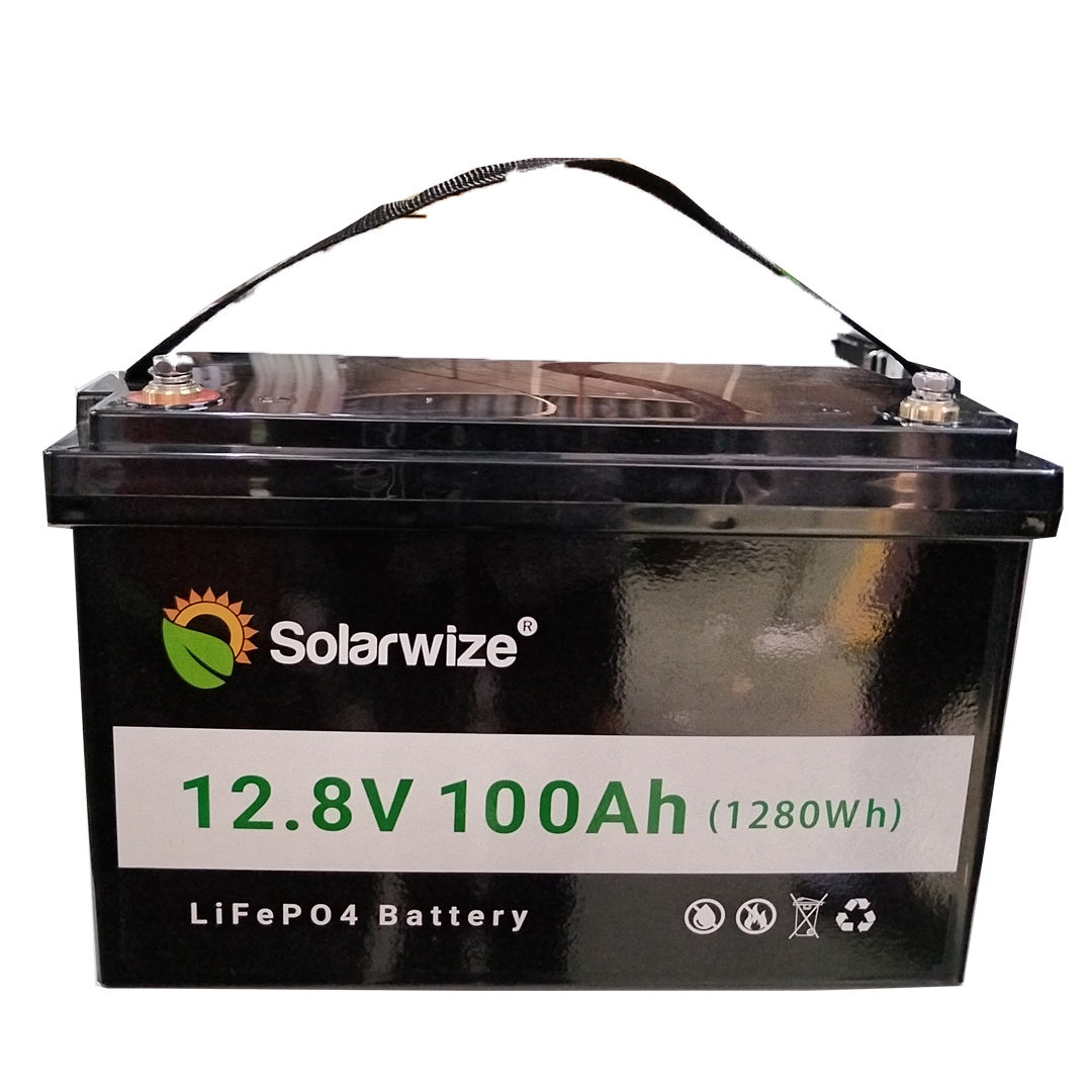 Solarwize – Battery Lithium Iron 12.8 Volts 100 Ah