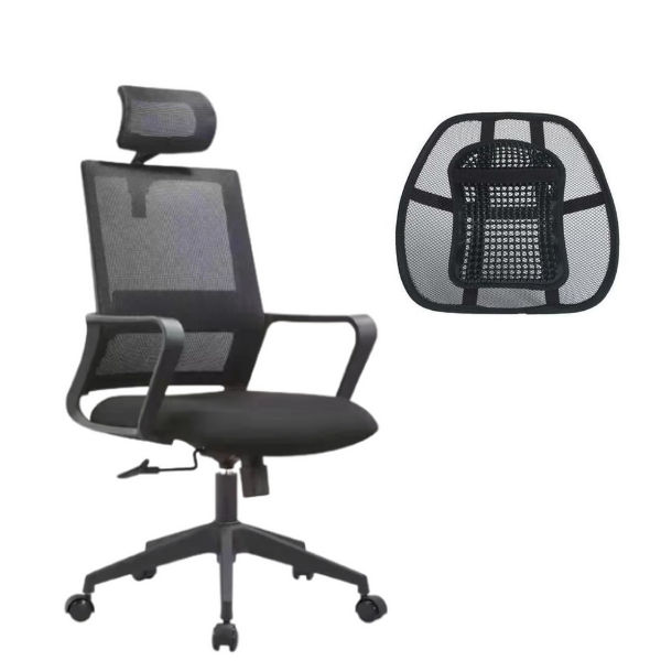 Office chair back online support attachment