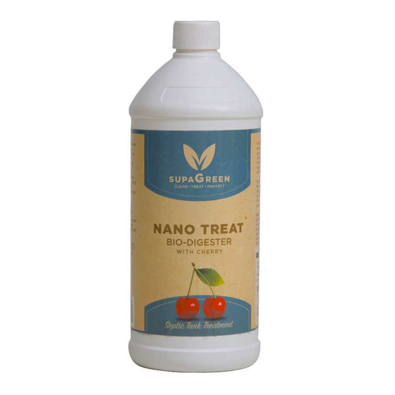 NANO TREAT Septic Tank Bio Digester with Cherry 1 Litre