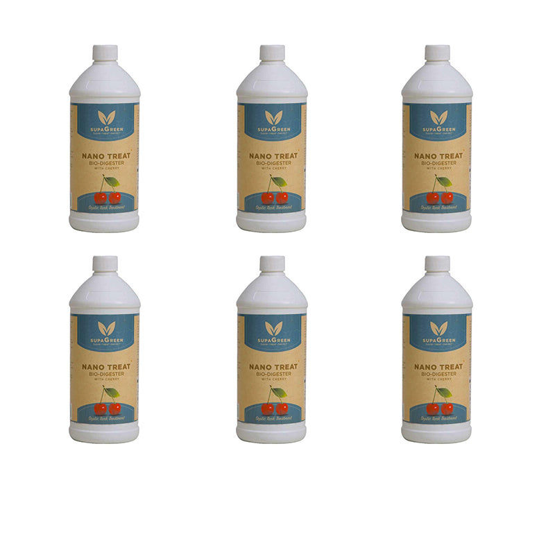NANO TREAT Septic Tank Bio Digester with Cherry 1 Litre ( 6 pack )