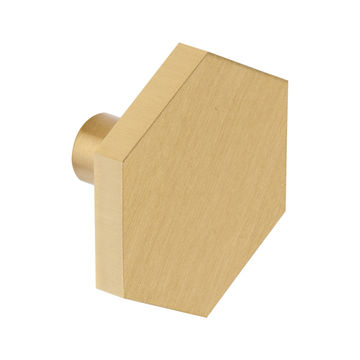 Cupboard Knob - Modern - Satin Brass