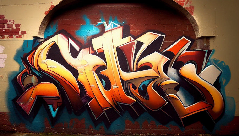 Canvas Wall Art - Canvas Wall Art – Signature Street Art - B1134 - [120 x 80 cm]