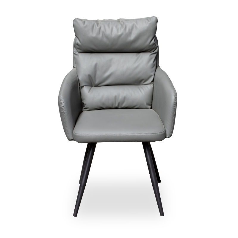 GOF Furniture – Elara Grey Modern Armchair