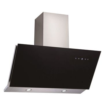 Falco 90Cm 45 Deg Black Glass Extractor FAL-90-30BG