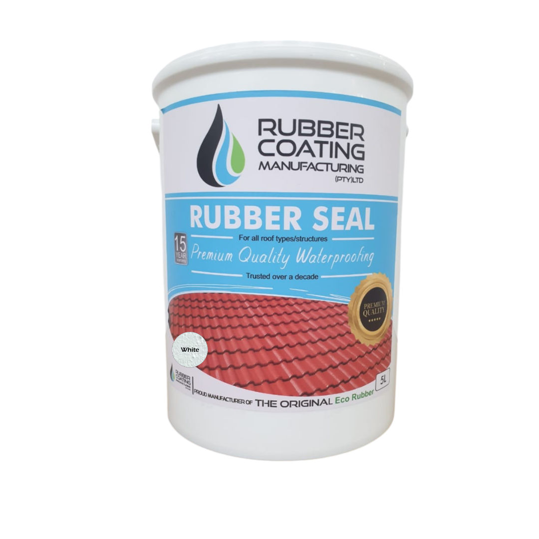 RCM Rubber Seal it Waterproof Coating White 5 Litre
