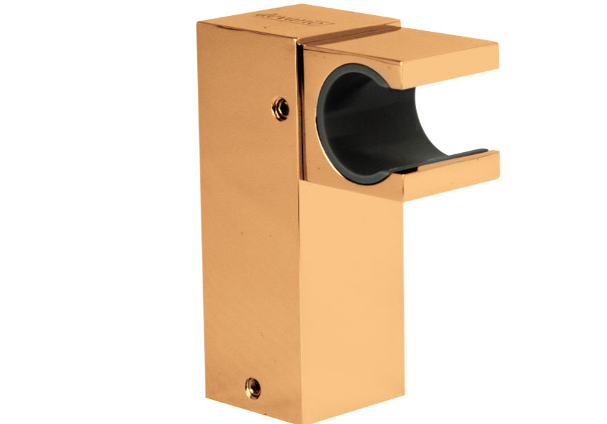 Devario Shower Handle Wall Bracket Square -Rose Gold