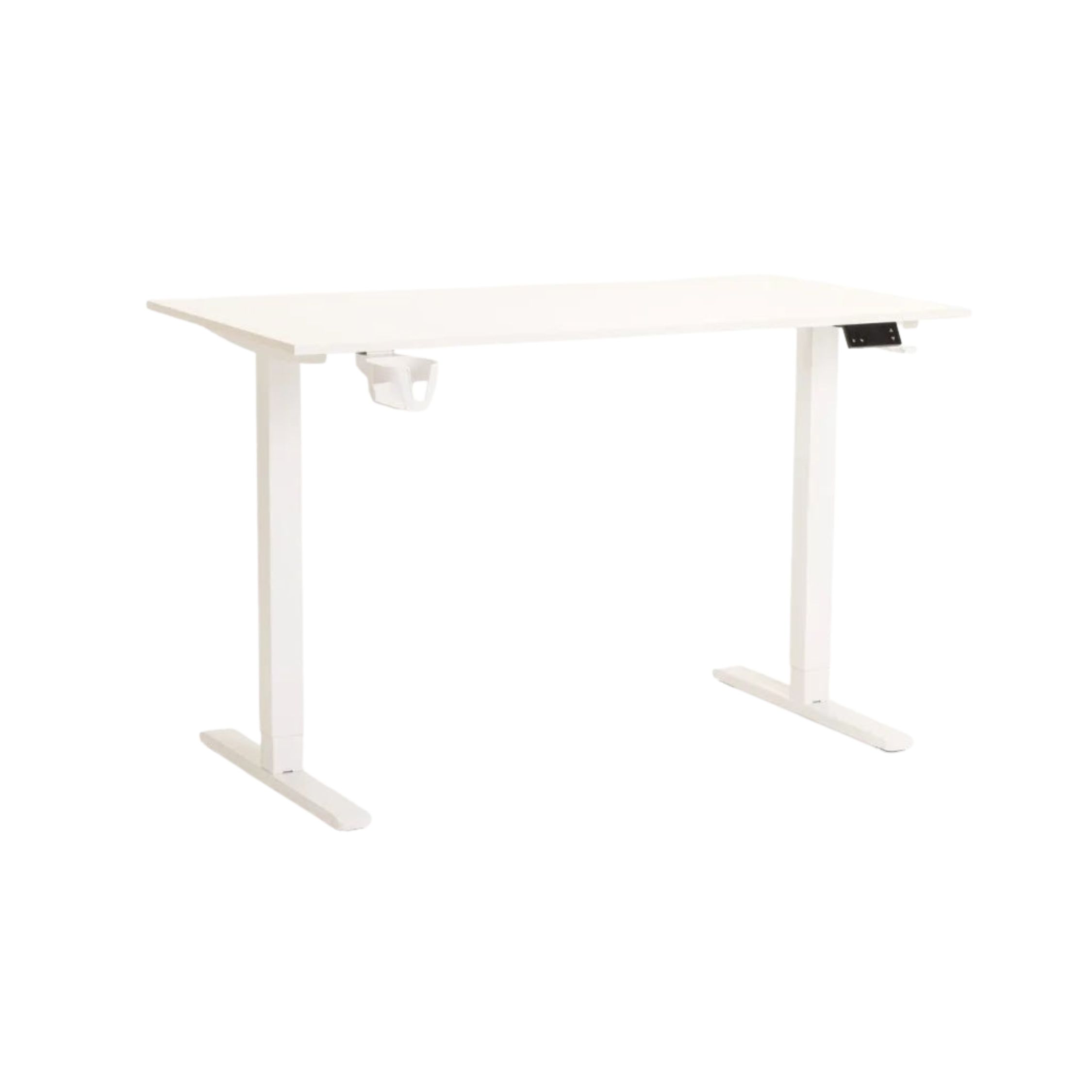 Electric Height Adjustable Standing Desk - White