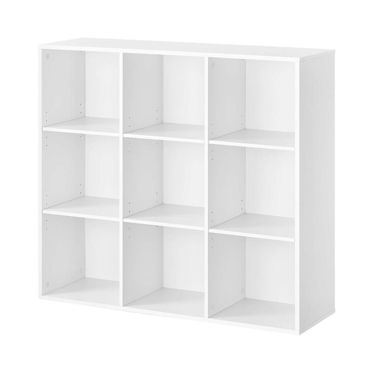 LAZAVA 9-cube Standing Bookcase - White Shelf For Home & Office