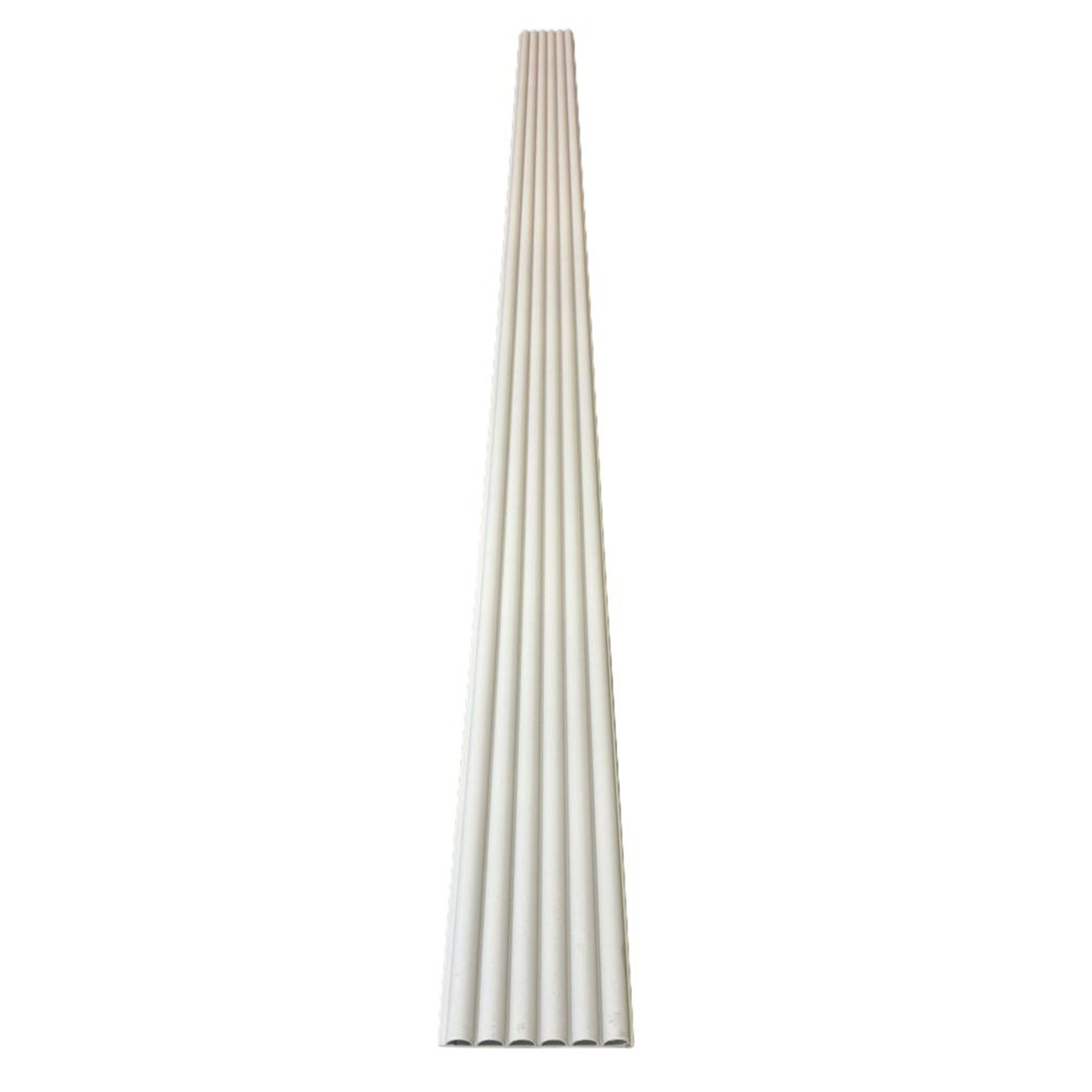 Madiega Furniture - White Fluted Wall Cladding