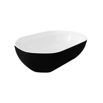 Octavo Polished White / Midnight Quartz Basin