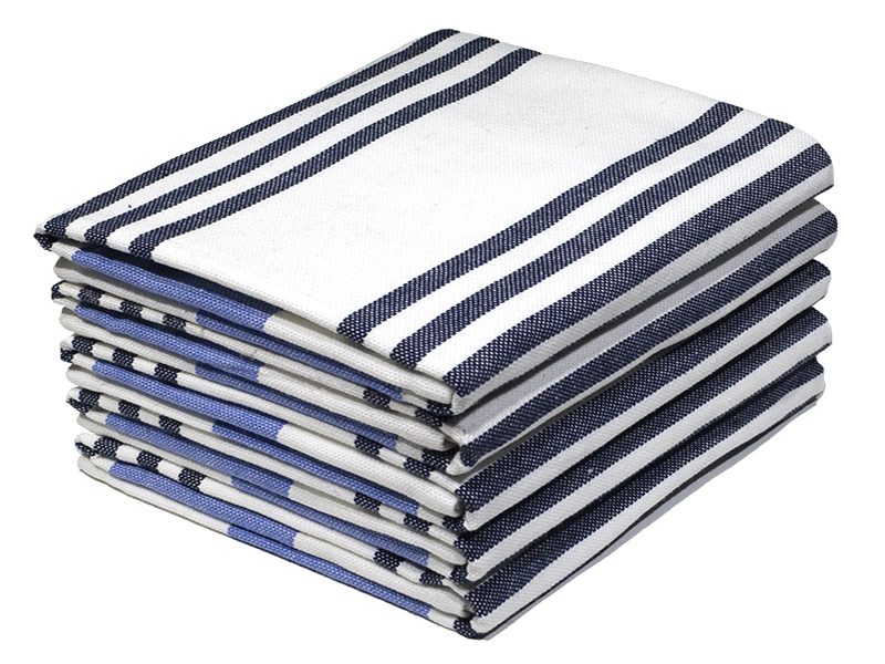Cotton Kitchen Towel- Design 2484 - 047x072cms - (05 Pc Pack) - Stripes