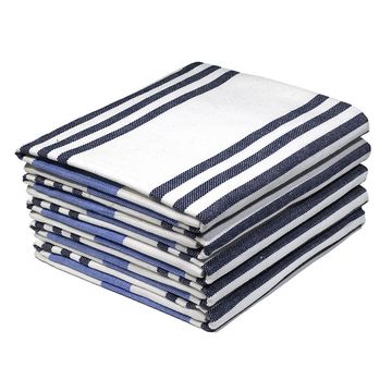 Cotton Kitchen Towel- Design 2484 - 047x072cms - (05 Pc Pack) - Stripes