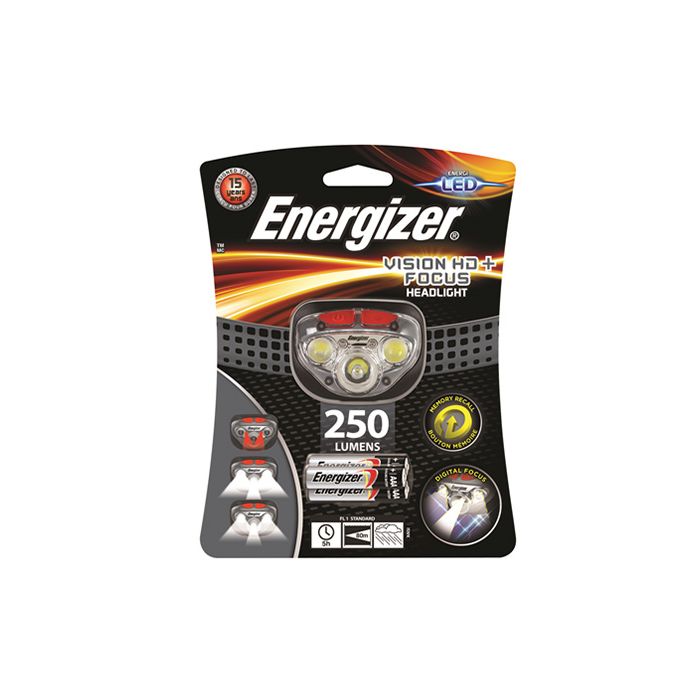 Energizer - Vision Hd Headlight 300 Lumens
