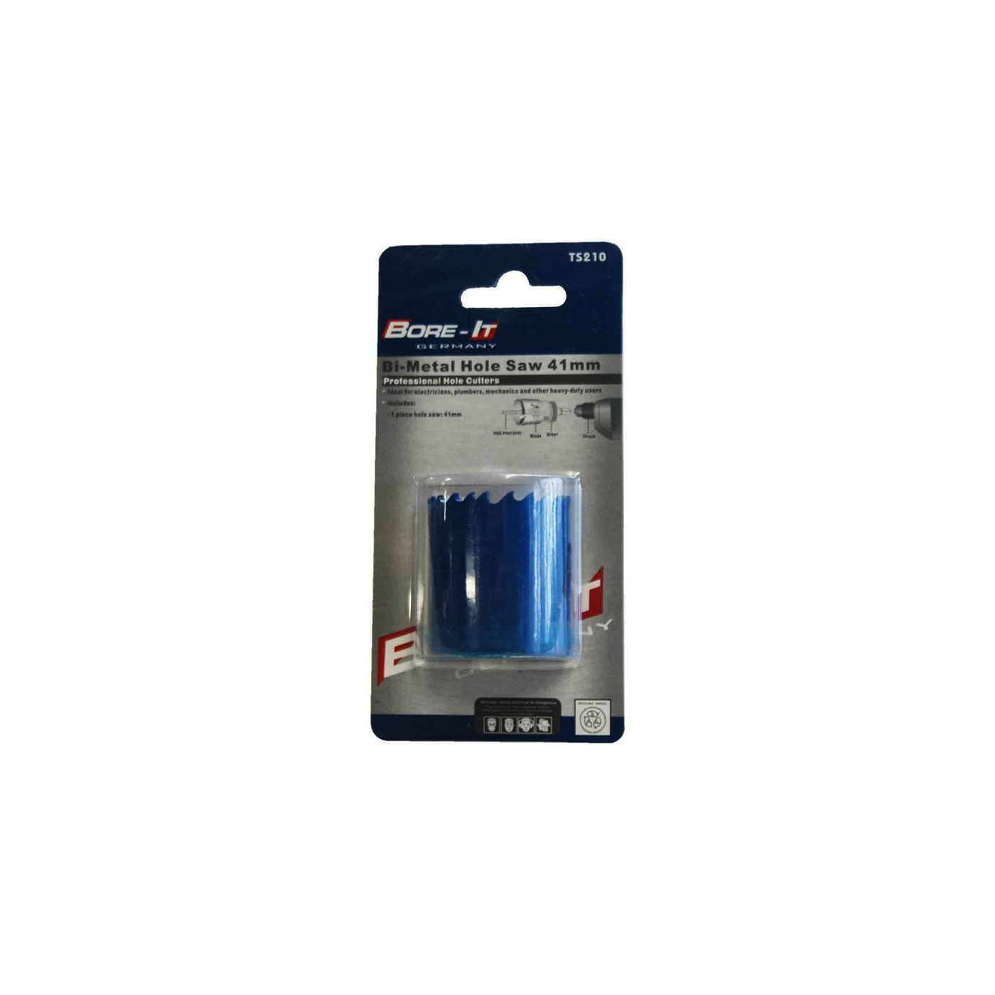 Bore-it - Hole Saw - Bi-metal - 41mm - 10 Pack