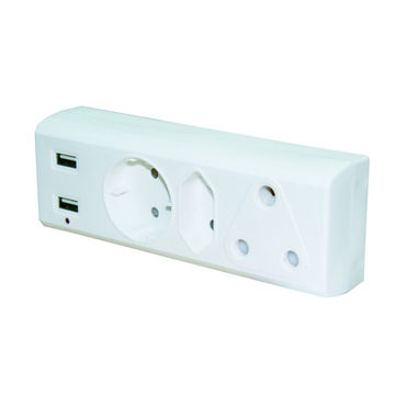 Sa & Schuck & Euro With 2 x USB Charger 1A