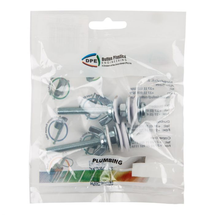 Cistern Fixation Bolt & Nut Set 2Pack Prepack - 2 Pack