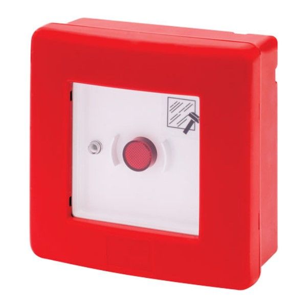 Red Emergency Break-Glass Stun IP55