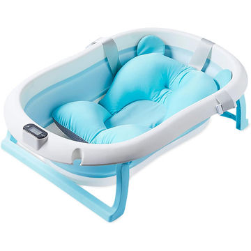 Foldable Baby Bathtub with Real-Time Temperature Detection