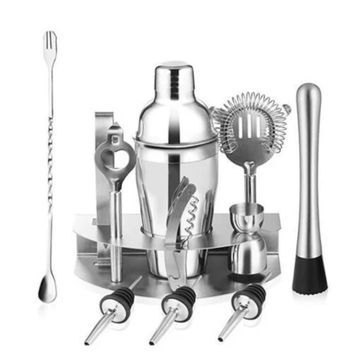 12 Piece Stainless Steel Cocktail Set 750ml