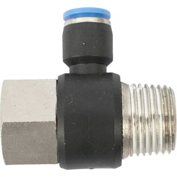 Aircraft Pu Hose Fitting Tee 8mm x 1/2"F x 1/2"M