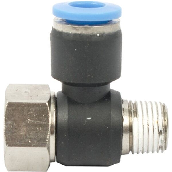Aircraft Pu Hose Fitting Tee 6mm x 1/8"F x 1/8"M