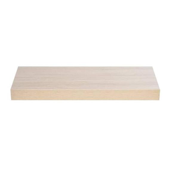 Deco shelf white oak 32mm thick 900 x 250mm