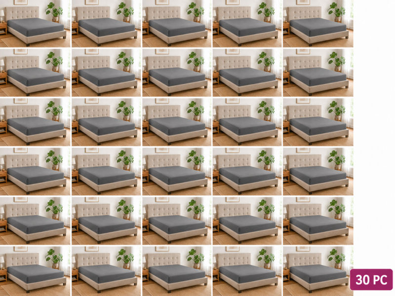 Everyday Collection Fitted Sheet - 90GSM - Castlerock - King XL (30pc)