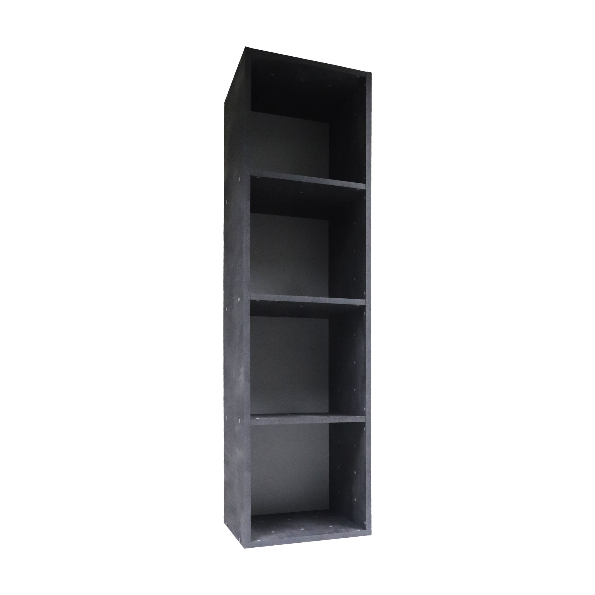 Cube storage 4 boxes grey W35.6xD32x137.6cm