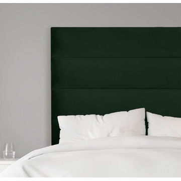 Chanya Diagonal Panel Headboard Emerald Green Double