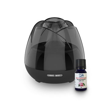 Crystal Aire Rosebud Aroma Diffuser with Rose Essential Oil