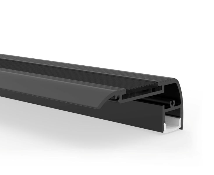 ALUMINUM LED STAIR EXTRUSIONS ( 65X27.5X3000 MM)