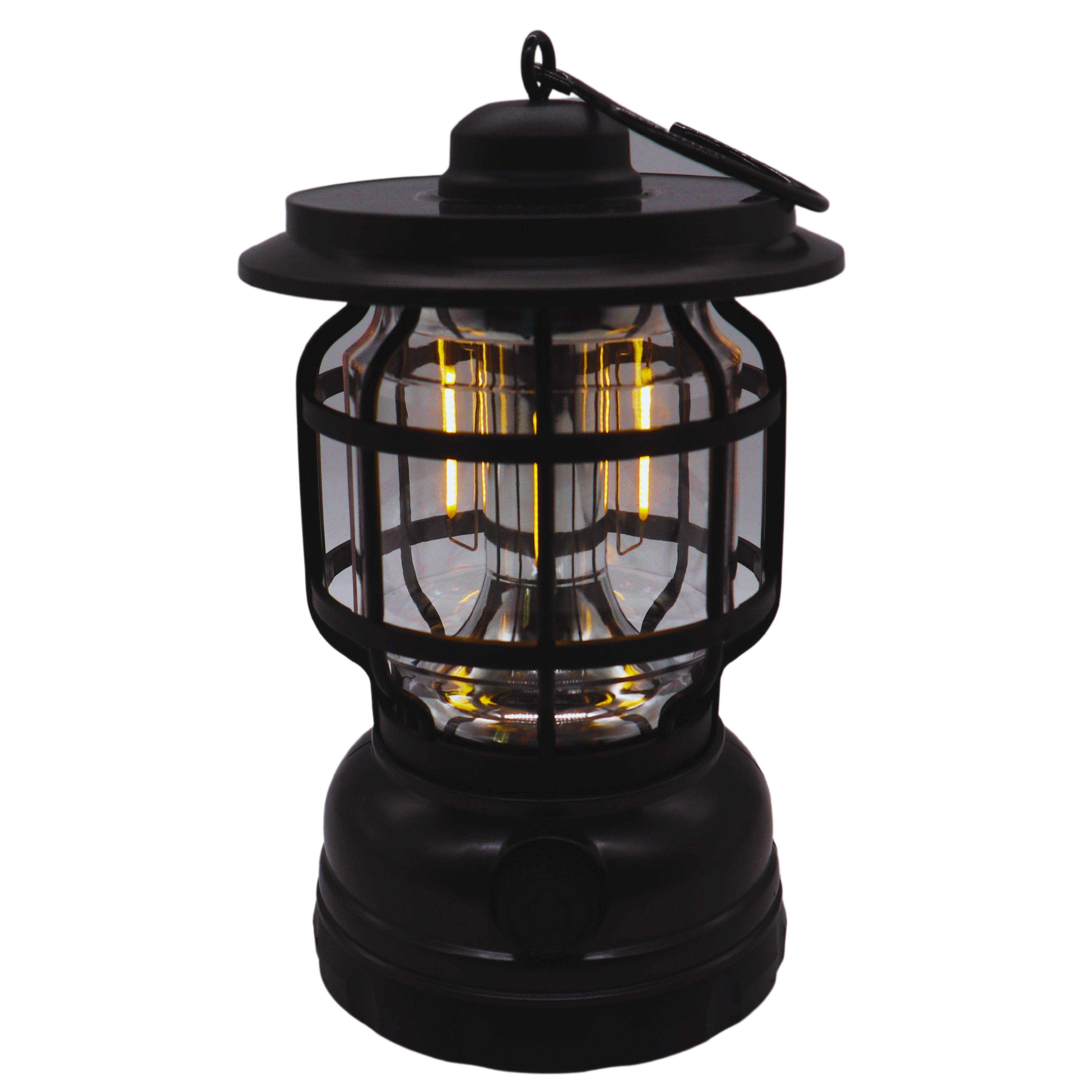 Multi -Functional Solar Indoor/Outdoor Lantern - Black