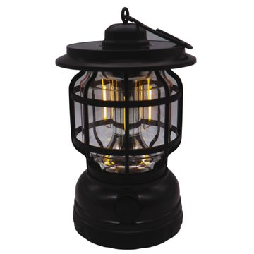 Multi -Functional Solar Indoor/Outdoor Lantern - Black