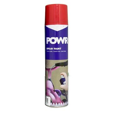 POWR Spray Paint STD 300ml Tin Signal Red
