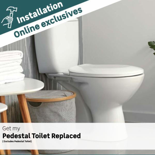 Installation Pedestal Toilet Removal and Installation LEROY MERLIN