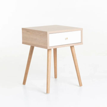 SORRENTO 1 Drawer Pedestal – Modern Bedside Table with Open Shelf