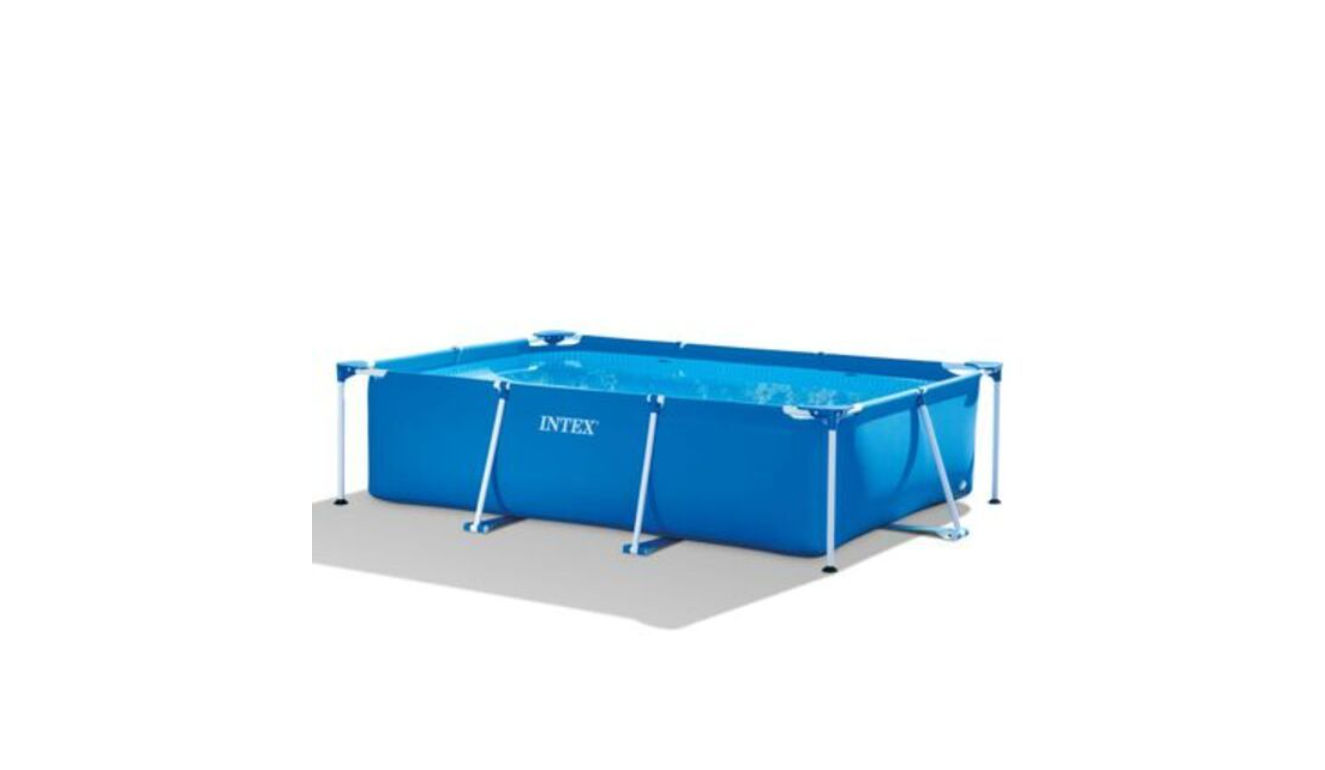 Blue Intex Rectangular Pool with Frame- (3m x 2m x 0.75m)