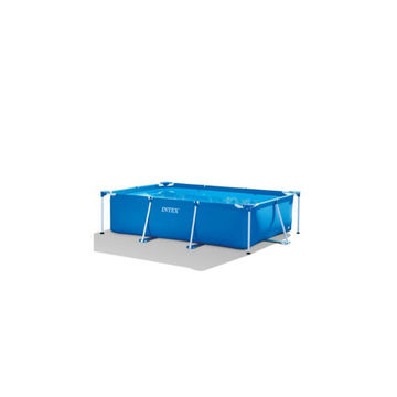 Blue Intex Rectangular Pool with Frame- (3m x 2m x 0.75m)