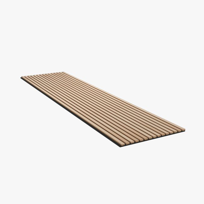 Light Oak Acoustic Wood Slat Wall Panel
