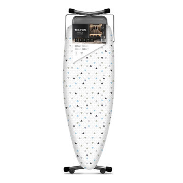 Taurus Ironing Board Mesh Top Powder Coat Grey 130X47cm 'Argenta Elegance'