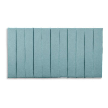 Tracy Panel Velvet Headboard - Light Blue - Queen
