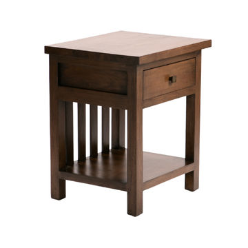 TIKKA 1 DRAWER PEDESTAL - WALNUT