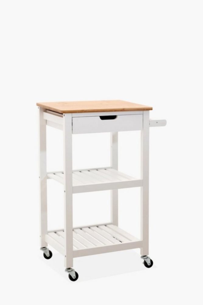KITCHEN ISLAND, SMALL Compact & Functional Rolling Trolley