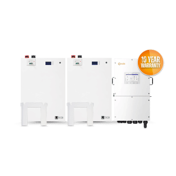 Solis Hybrid 12K & 2x LBSA 51.2V 208Ah 10.6kWh