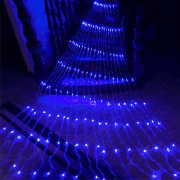 3m x 2m Blue Running Waterfall LED Fairy Light - ZYF-129
