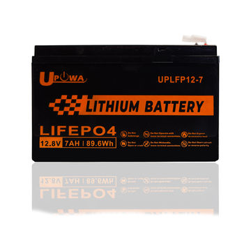 UPOWA 12.8V 7AH Lithium Battery Sealed Inverter Battery